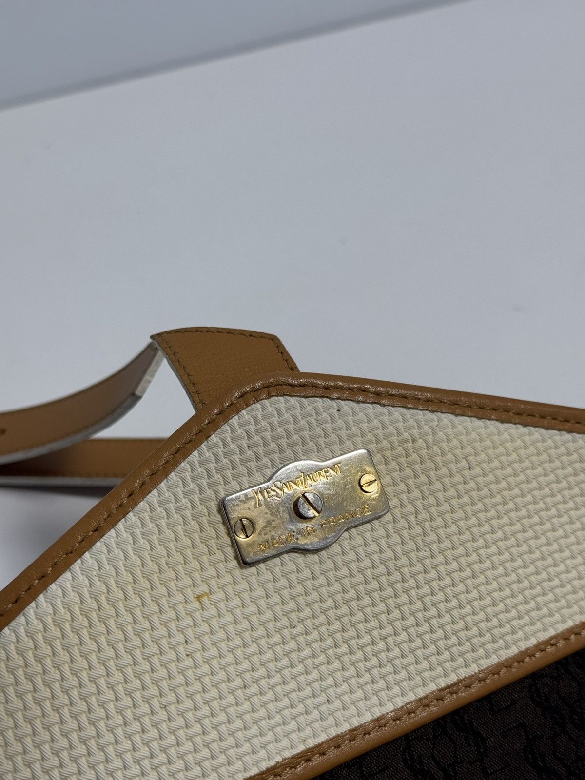 Yves Saint Laurent YVES SAINT LAURENT Shoulder Bag PVC x Leather Size ONE SIZE - 18 Thumbnail