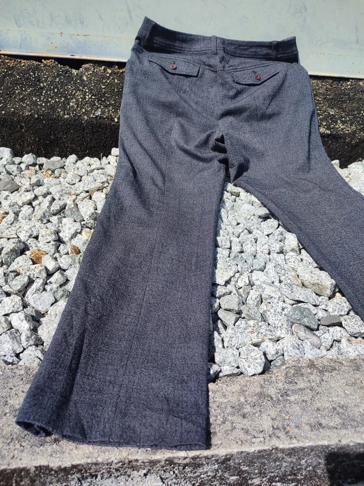 Japanese Brand × Kansai Yamamoto Mid Kansai Yamamoto Grey Houndstooth Dress Pants Size US 34 / EU 50 - 8 Thumbnail