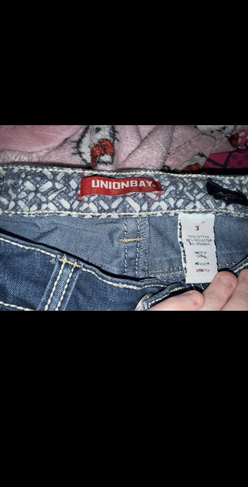 UNIONBAY Y2k unionbay skinny bootcut jeans with design on pockets Size 25" / US 0 / IT 36 - 4 Thumbnail