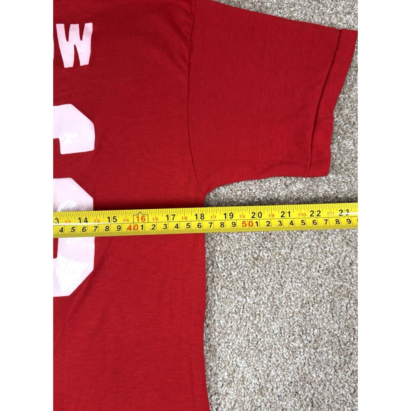 Vintage VINTAGE RP Sportswear SF 49ers Barry Manilow T-Shirt Unisex Adults Short Sleeve Crew Neck Red L USA Made Single Stitch Slim Ballpark 80s 84 Super Bowl Size US L / EU 52-54 / 3 - 8 Thumbnail