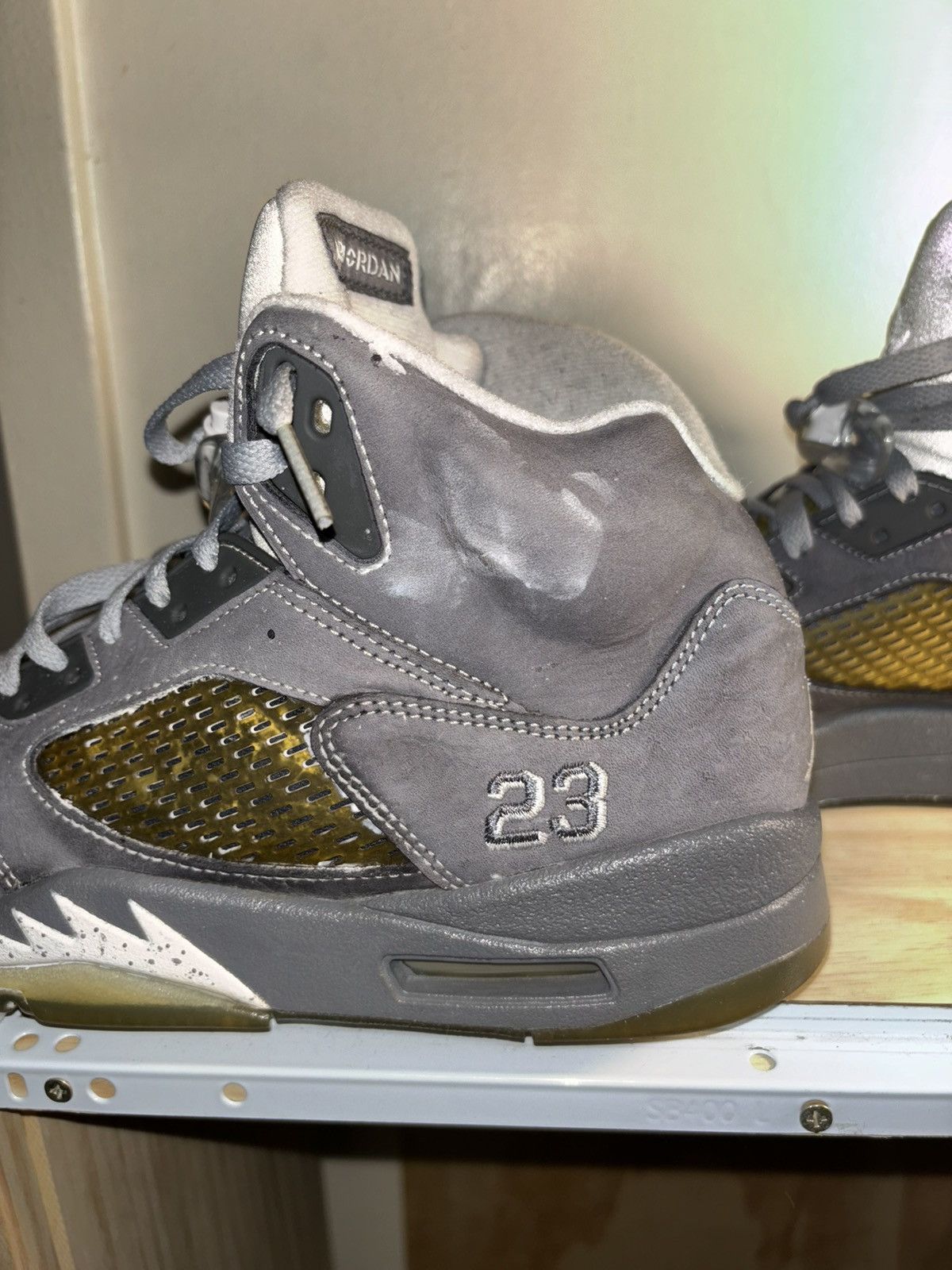 Jordan Brand Jordan 5 Wolf Grey Size US 9.5 / EU 42-43 - 18 Thumbnail