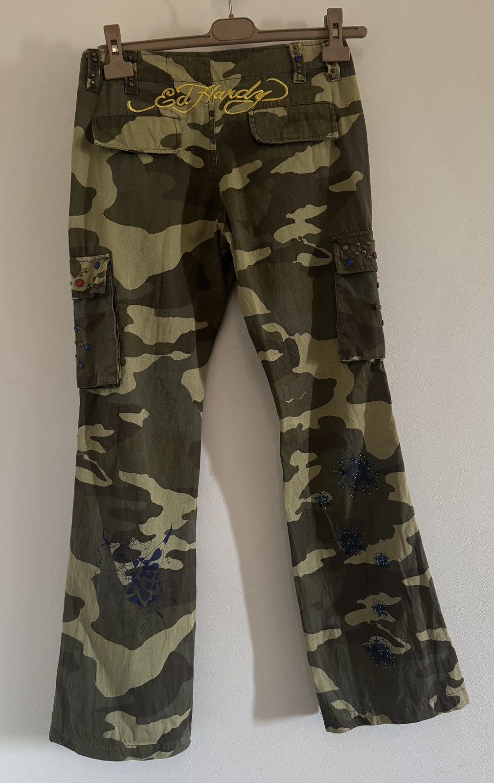 Ed Hardy × Vintage Ed Hardy Vintage Y2K ‘02 Jeans Size 26" / US 2 / IT 38 - 2 Thumbnail