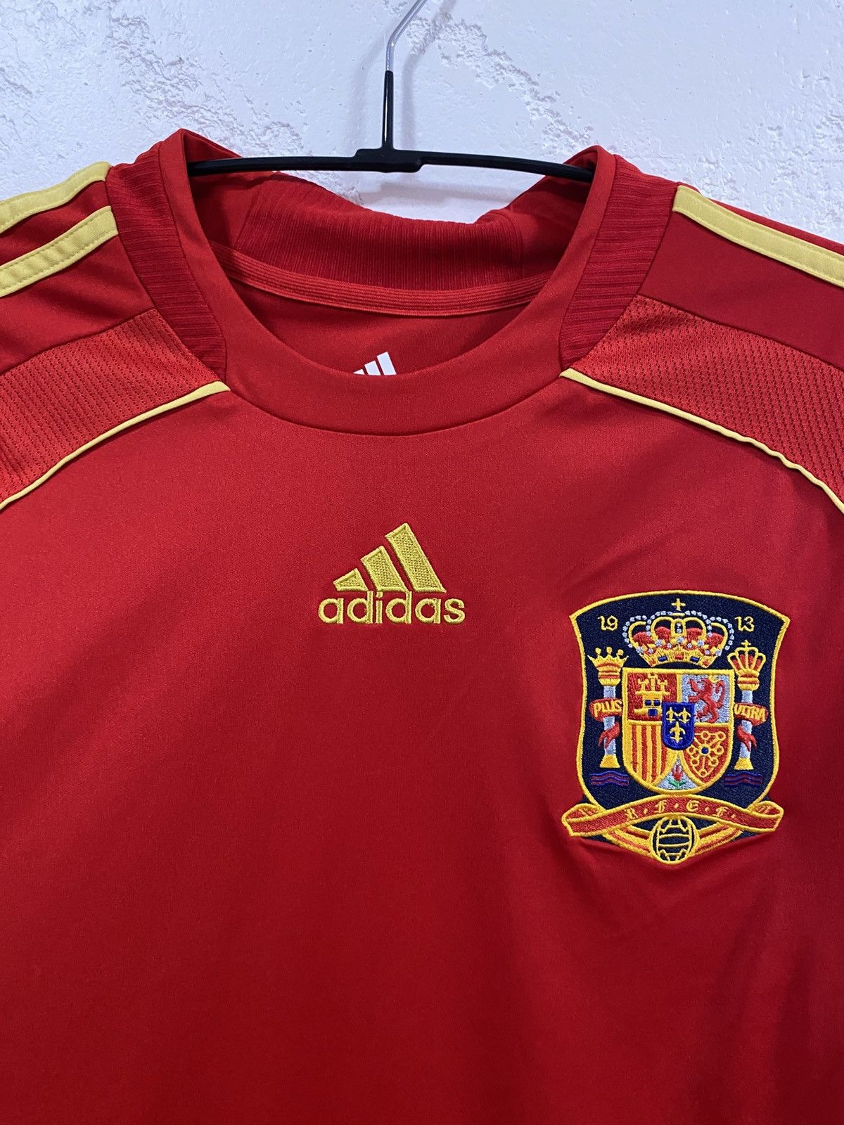 Adidas × Vintage 🇪🇸Adidas Spain 2008 Home Football Shirt Soccer Jersey⚽️ Size US L / EU 52-54 / 3 - 2 Thumbnail