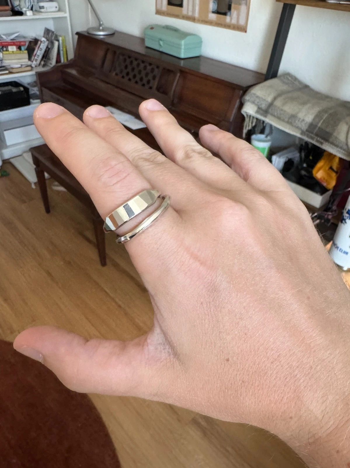 Werkstatt Munchen Forged Cross Ring (L/11) Sterling Silver | Grailed