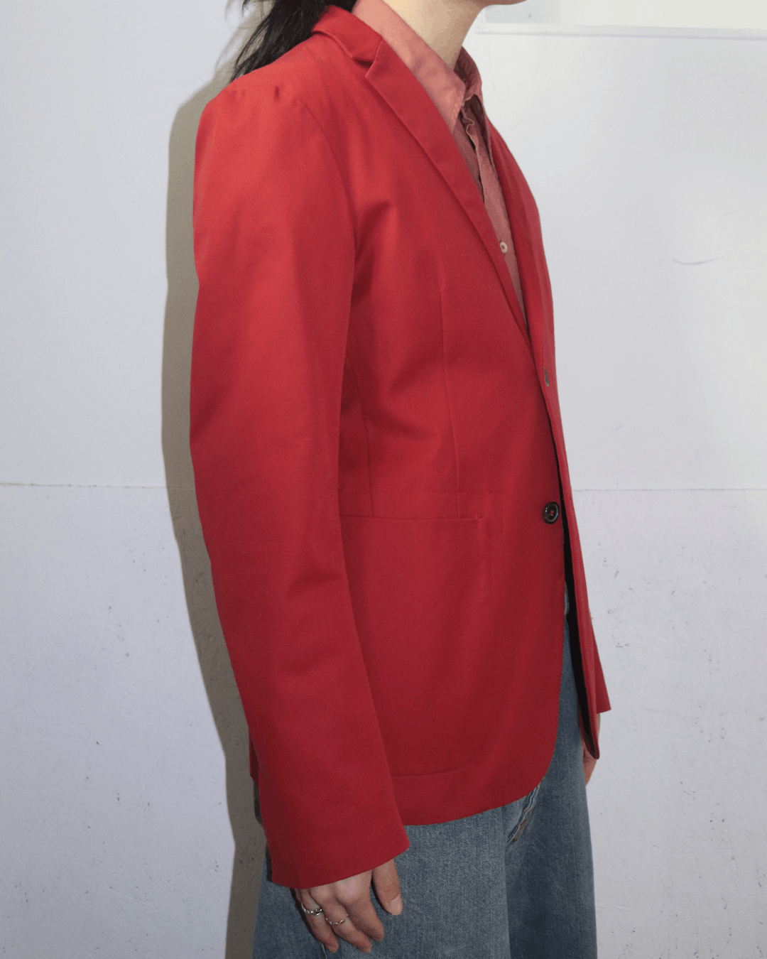 Jil Sander Jil Sander by Jil Sander SS13 Red Blazer Jacket Size US M / EU 48-50 / 2 - 3 Thumbnail