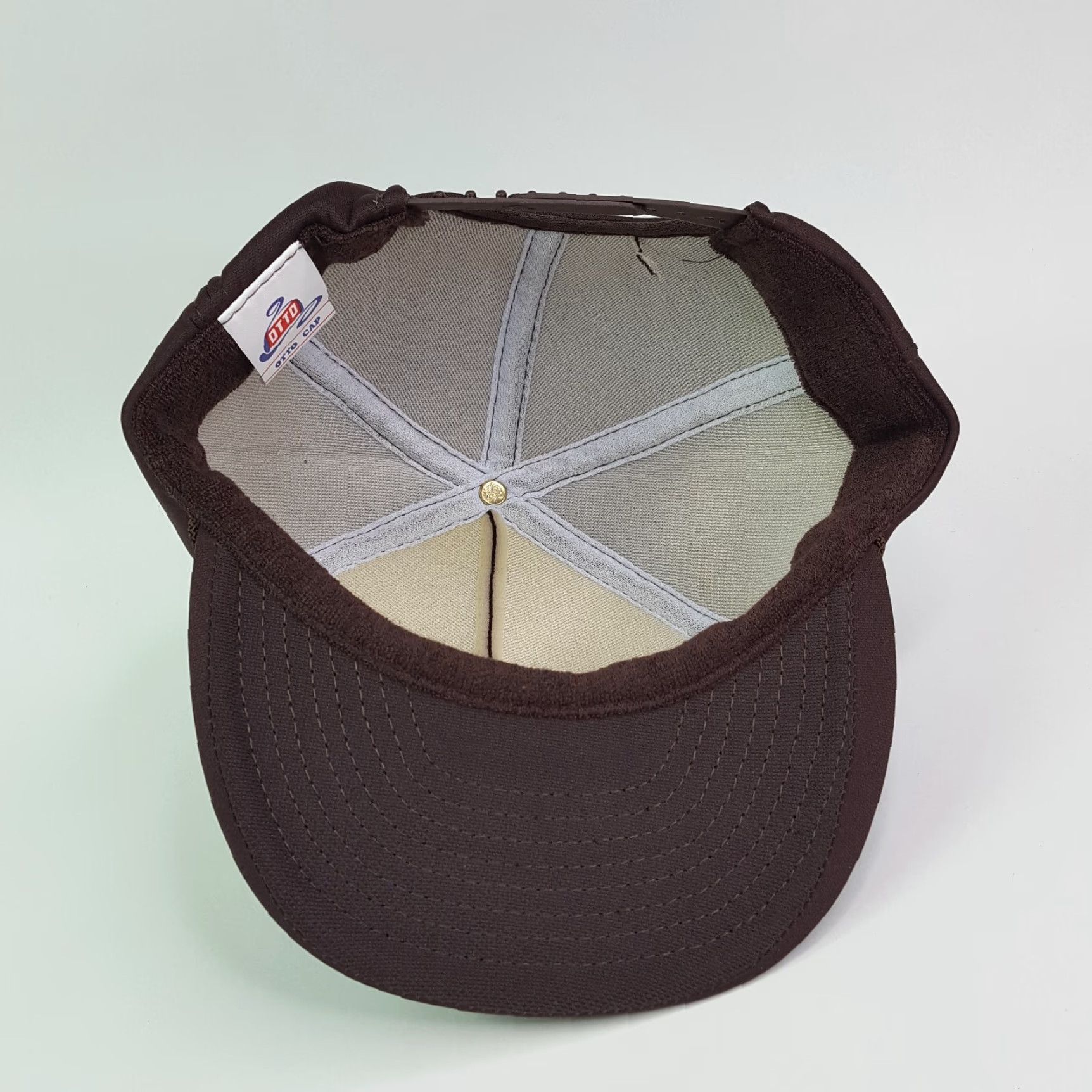 Vintage VINTAGE Otto Brown Foam Blank Trucker Hat Snapback Adjustable 80s Cap Mens Hat Size ONE SIZE - 6 Thumbnail
