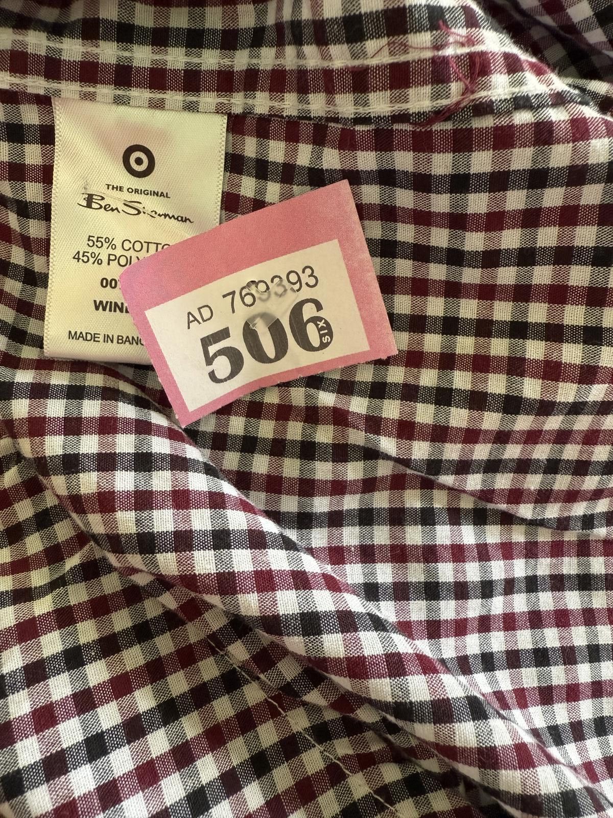 Ben Sherman Ben Sherman Gingham Check Shirt Size US S / EU 44-46 / 1 - 2 Thumbnail