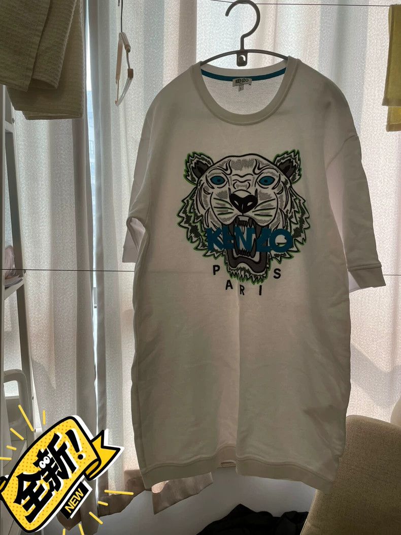 Kenzo KENZO Long guard dress short skirt Size L / US 10 / IT 46 - 1 Thumbnail