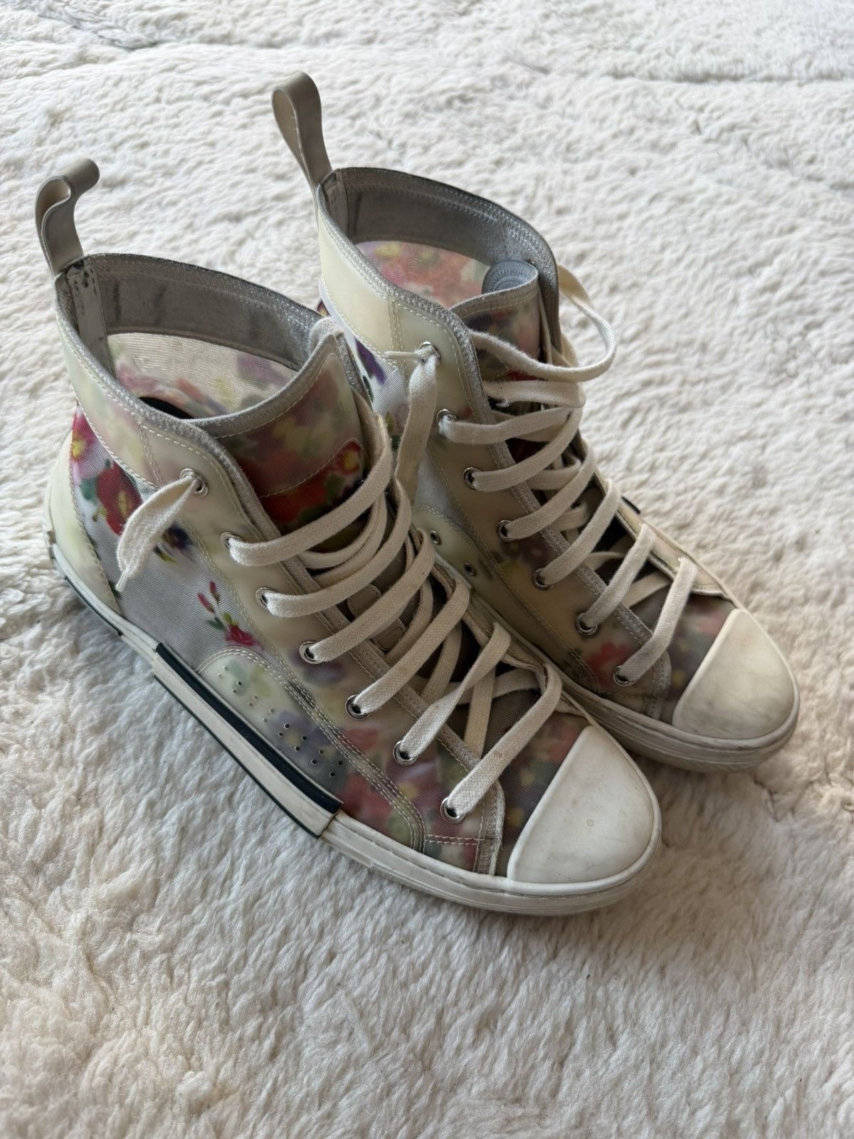 Dior Flowers Pattern Hitop Size US 10 / EU 43 - 3 Thumbnail