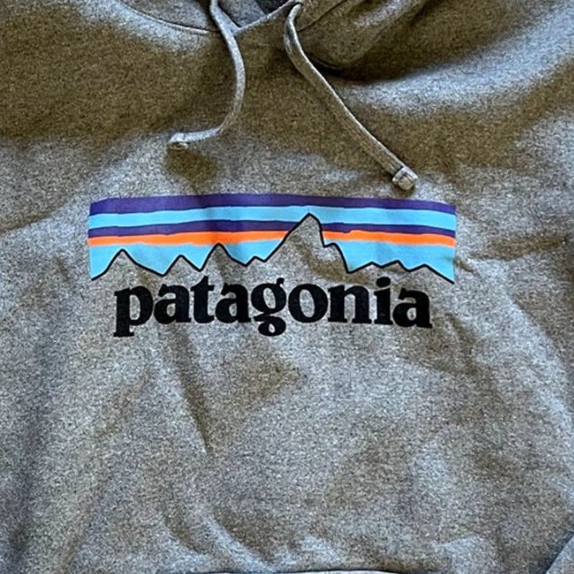 Patagonia VINTAGE Patagonia Hoodie Mens Gray Uprisal Hoody Sweatshirt Regular Fit P-6 Logo Size M Size US M / EU 48-50 / 2 - 3 Thumbnail