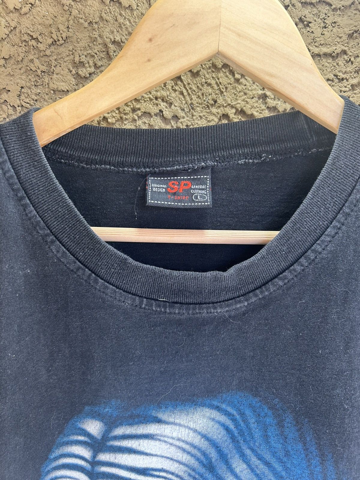 Vintage Black Vintage 90s Tiger Tee Size US L / EU 52-54 / 3 - 2 Thumbnail