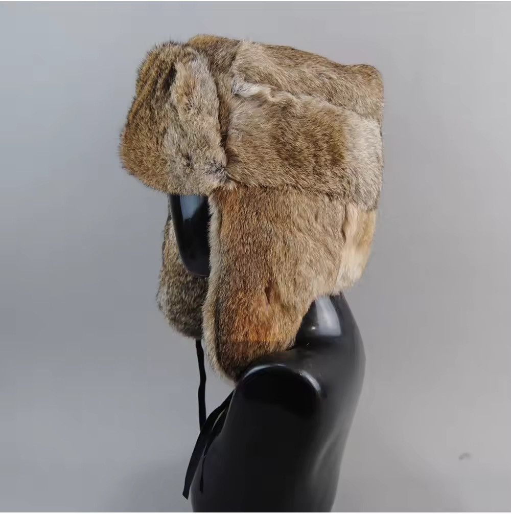 Other Warm Fur Bomber Hat With Earflaps Size ONE SIZE - 4 Thumbnail