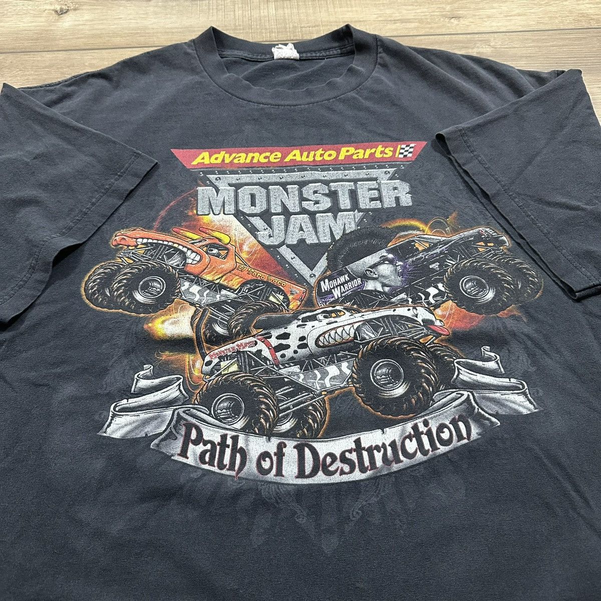 Other Monster Jam Path of Destruction World Tour Graphic Tee Size US L / EU 52-54 / 3 - 6 Thumbnail