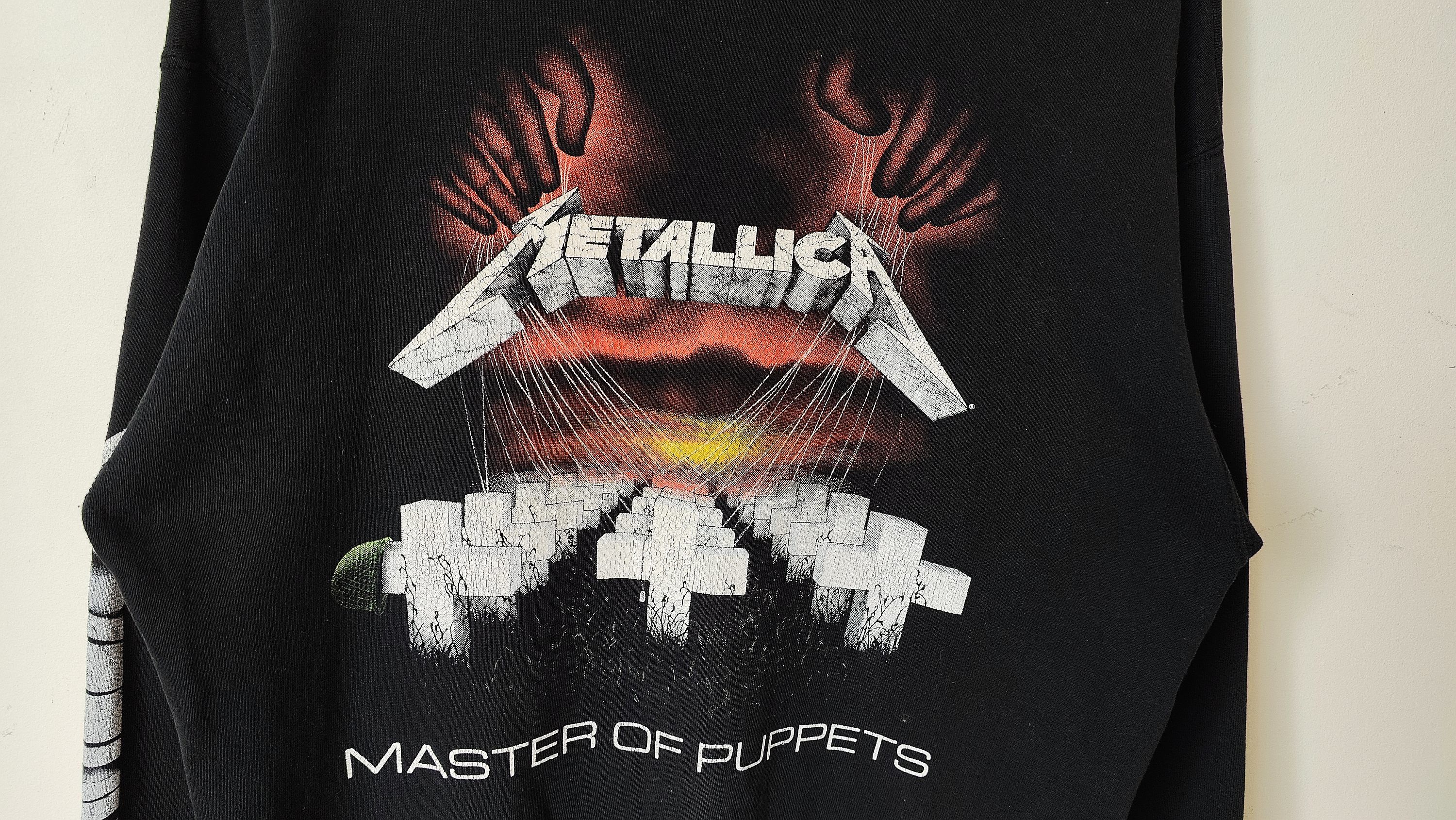Band Tees × Metallica × Vintage Metallica Master of Puppets Y2K Sweatshirt Hoodie Pushead Size US L / EU 52-54 / 3 - 2 Thumbnail