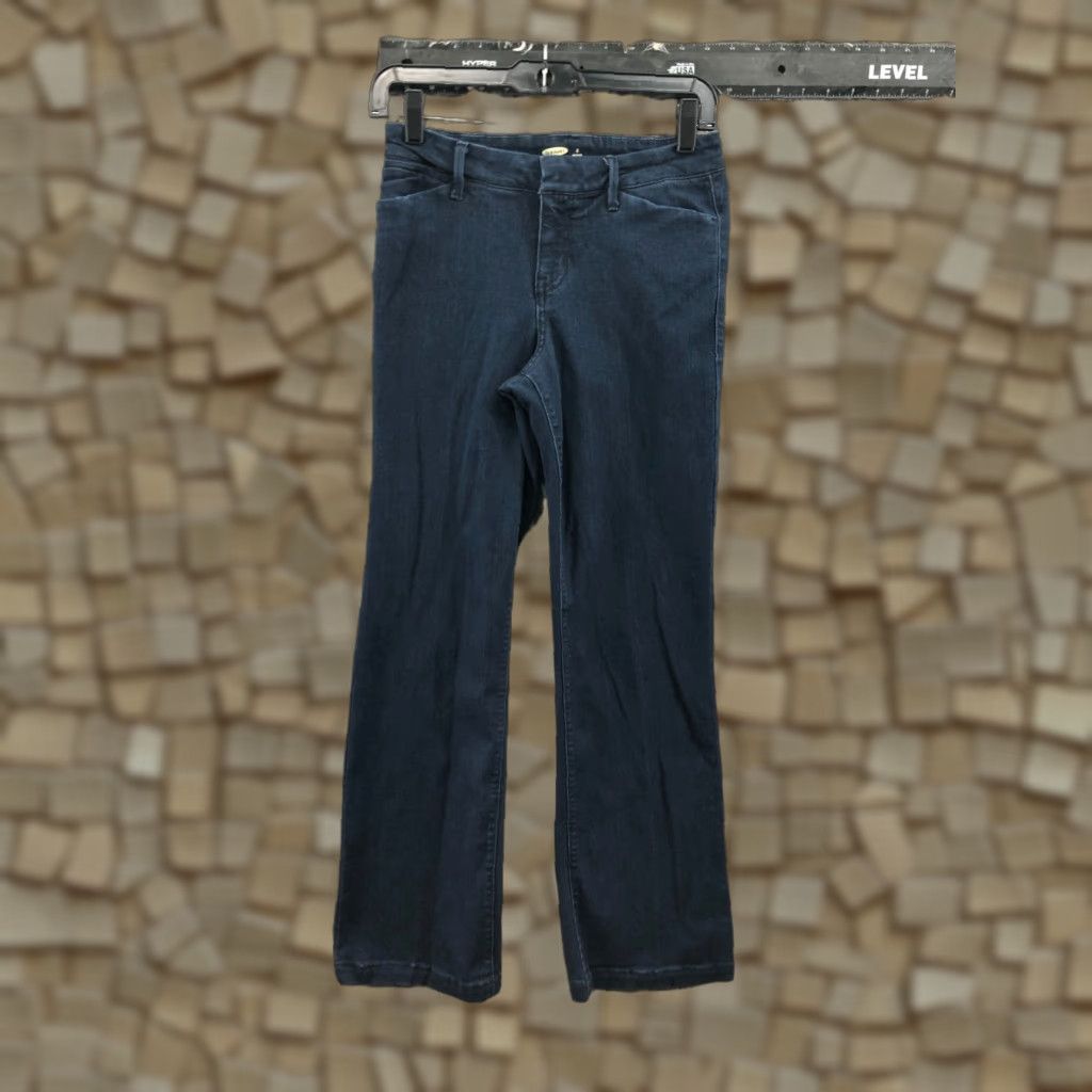 Old Navy Old Navy Jeans 4P Petite Women Blue Dark Wash Hook Eye Bootcut 5-Pocket Denim Casual Slim? Size 27" / US 4 / IT 40 - 1 Thumbnail