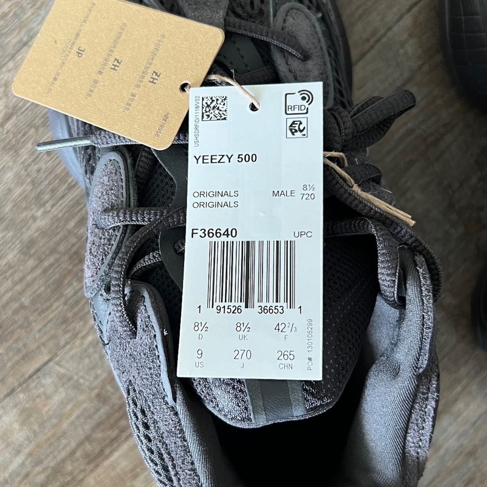 Yeezy New! YEEZY 500 black sneakers, Authentic Size US 9 / IT 39 - 8 Thumbnail