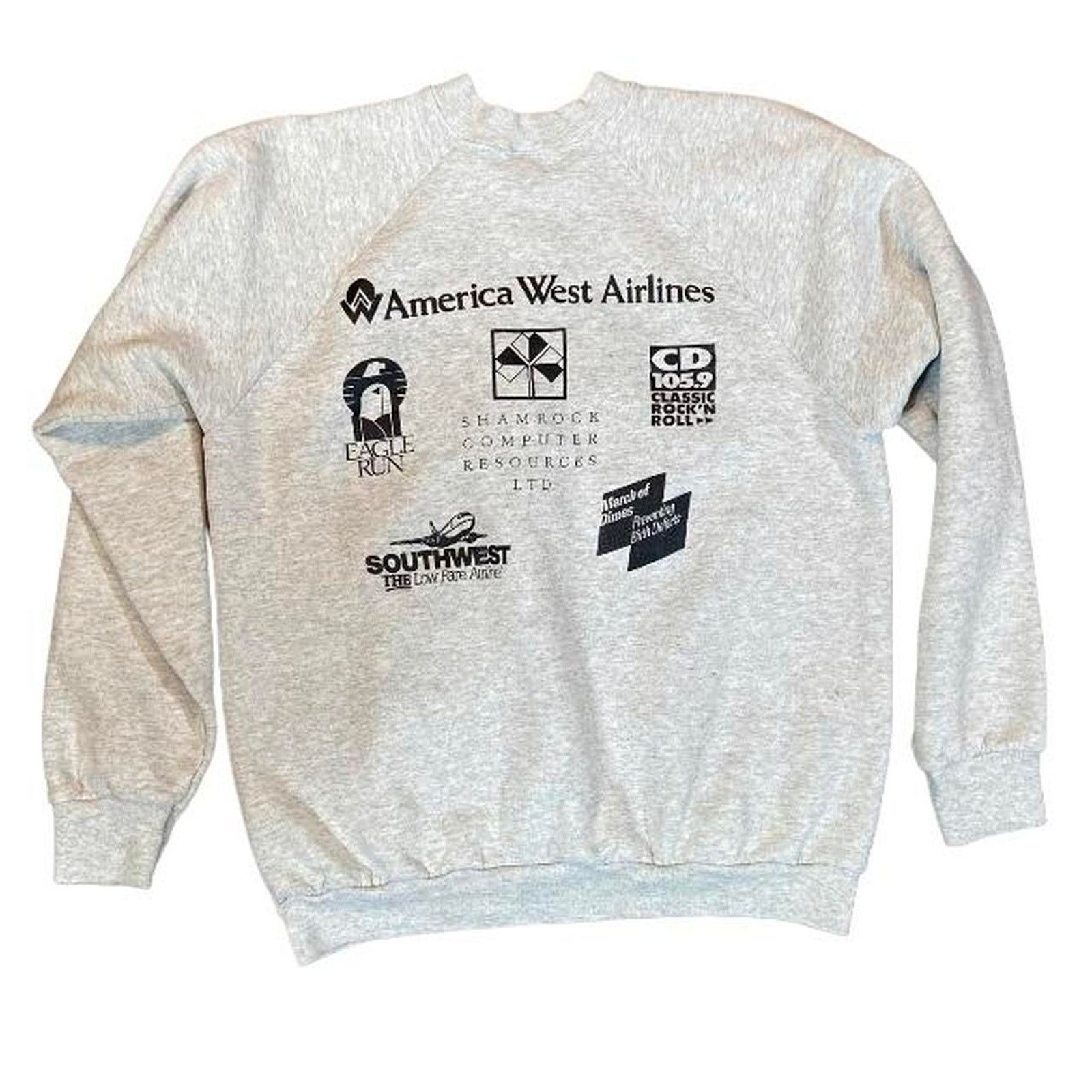 Fruit Of The Loom 90s grey golfing polar crew neck fotl Size US XL / EU 56 / 4 - 2 Thumbnail
