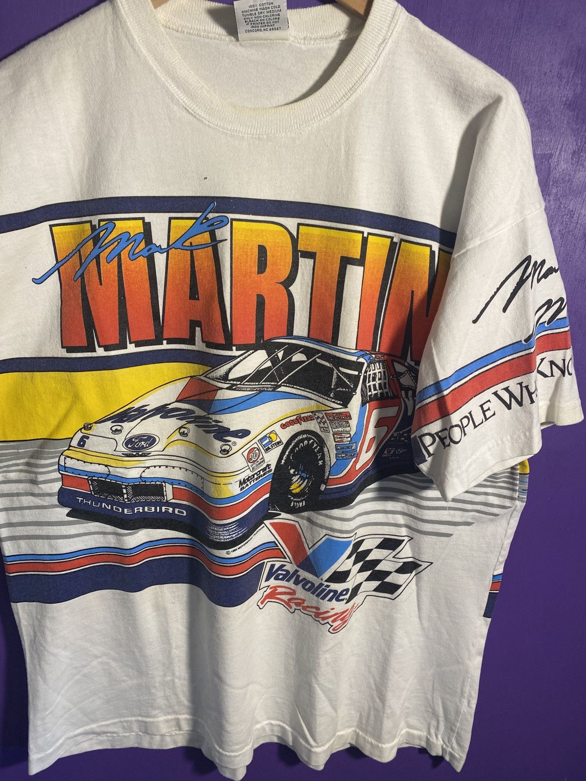 NASCAR × Vintage Vintage 1993 NASCAR Mark Martin AOP t-shirt Size US L / EU 52-54 / 3 - 3 Thumbnail
