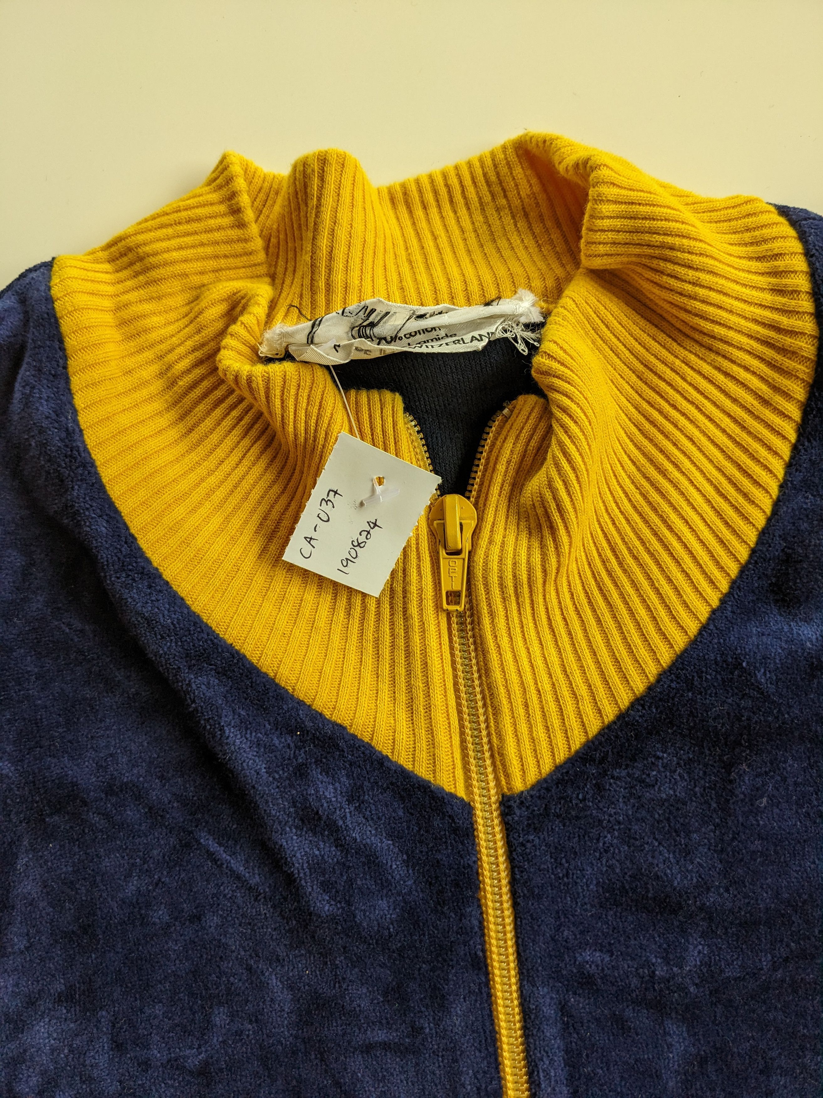 Alfred Dunhill × Vintage Vintage 80s Dunhill velvet zipper jacket Size US L / EU 52-54 / 3 - 6 Thumbnail