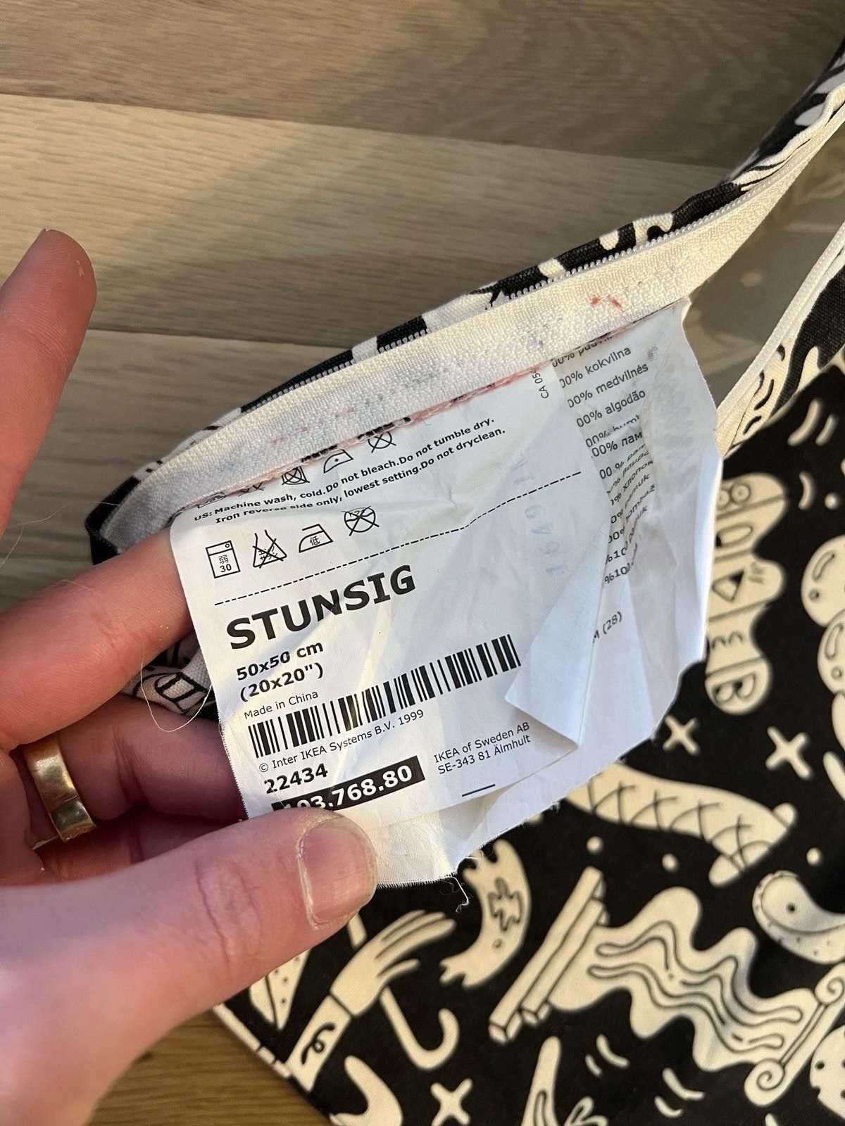Ikea Ikea x S Harrington Pillow Case Black Size ONE SIZE - 2 Thumbnail