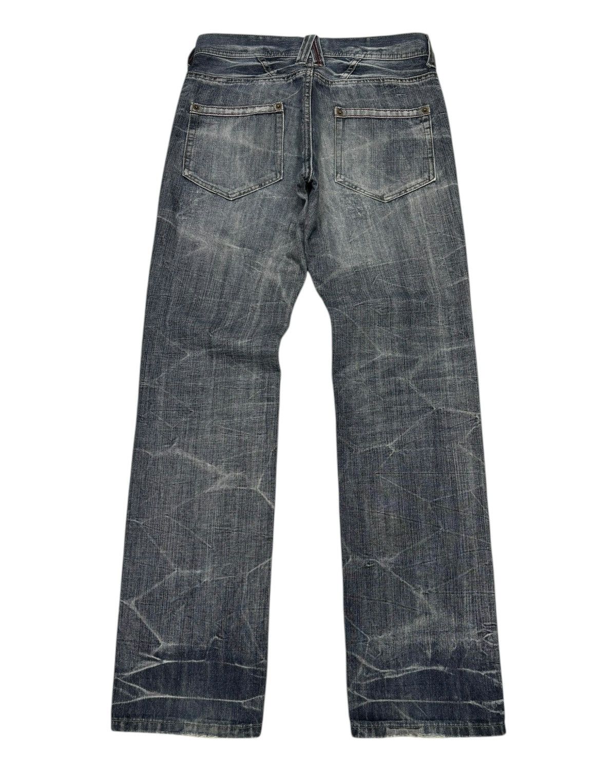 If Six Was Nine Vintage Superubis by Valletta Rare Design Jeans Size US 31 - 2 Thumbnail