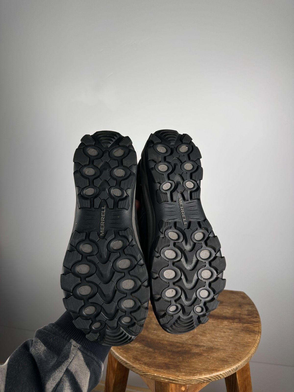Merrell Merrell men’s waterproof boots black grey size US9 Size US 9 / EU 42 - 7 Thumbnail