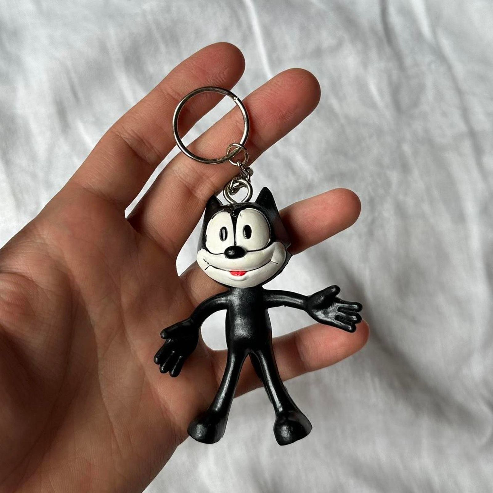 Vintage Vintage Felix The Cat Flexible Tv Show Keychain Figurine Size ONE SIZE - 3 Thumbnail