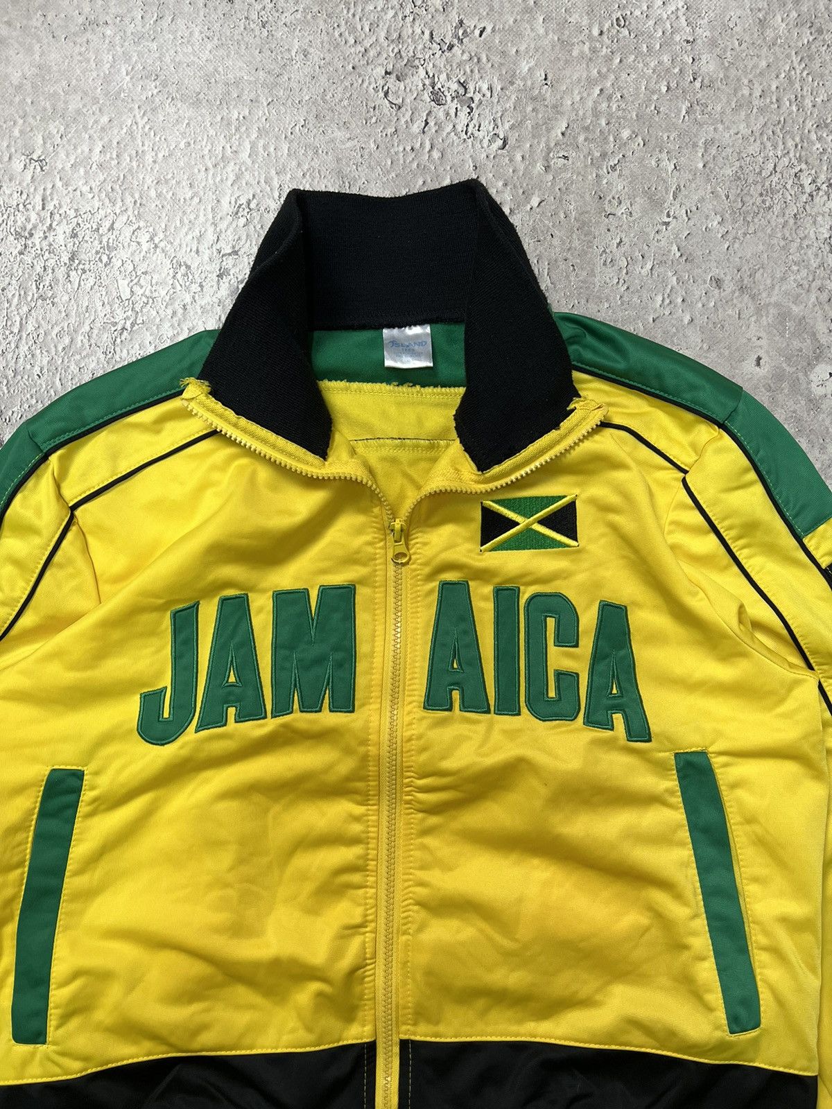 Vintage VINTAGE Y2K JAMAICA ZIP UP JACKET Size US M / EU 48-50 / 2 - 5 Thumbnail