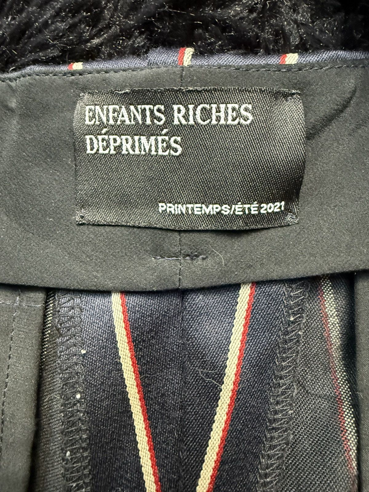 Enfants Riches Deprimes Pinstripe Satin Trouser Spring 2021 Size US 34 / EU 50 - 7 Thumbnail