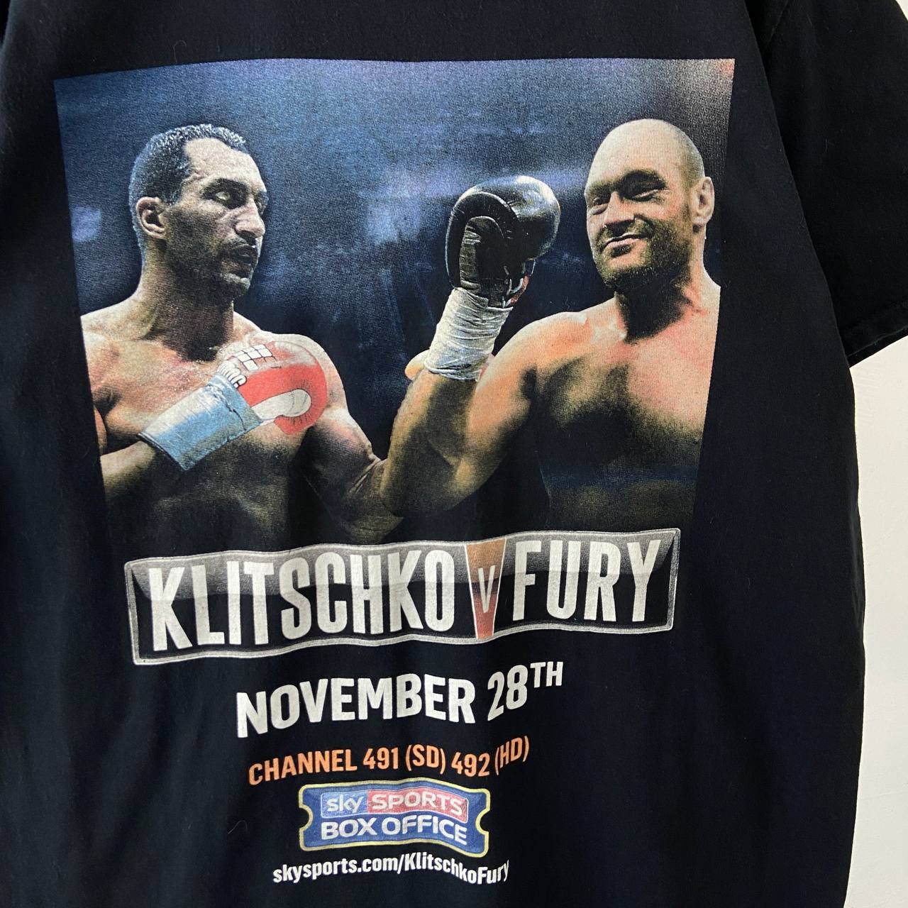 Vintage Boxing Sky Sport Klitschko vs Tyson Fury Box T-Shirt Size US L / EU 52-54 / 3 - 3 Thumbnail