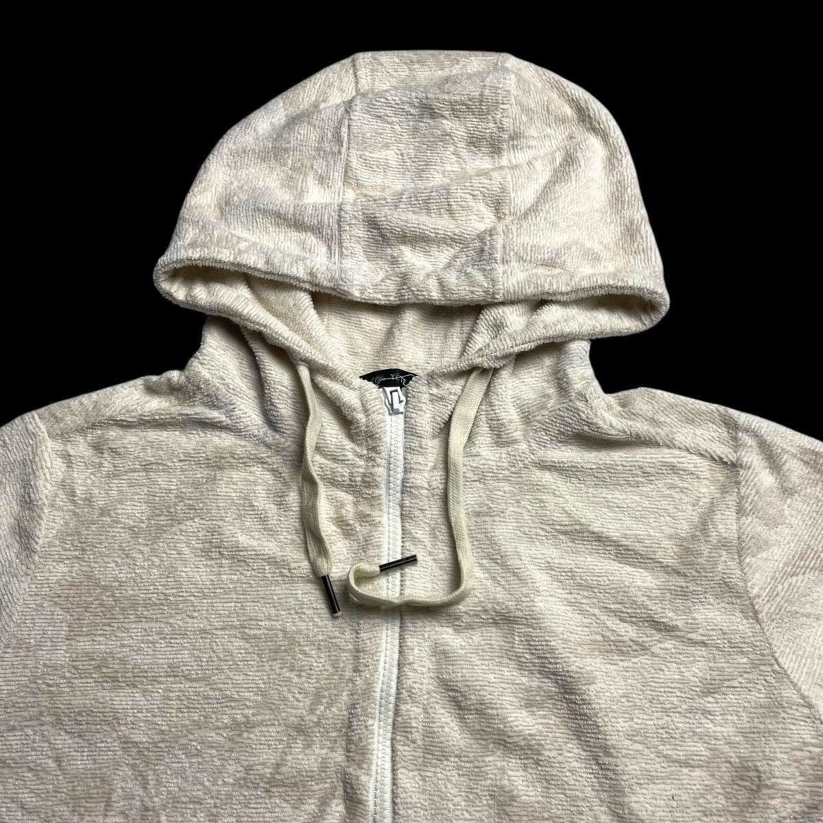 Issey Miyake 🇯🇵 TETE HOMME ISSEY MIYAKE PLEATED ZIPPER HOODIE SWEATER Size US L / EU 52-54 / 3 - 3 Thumbnail