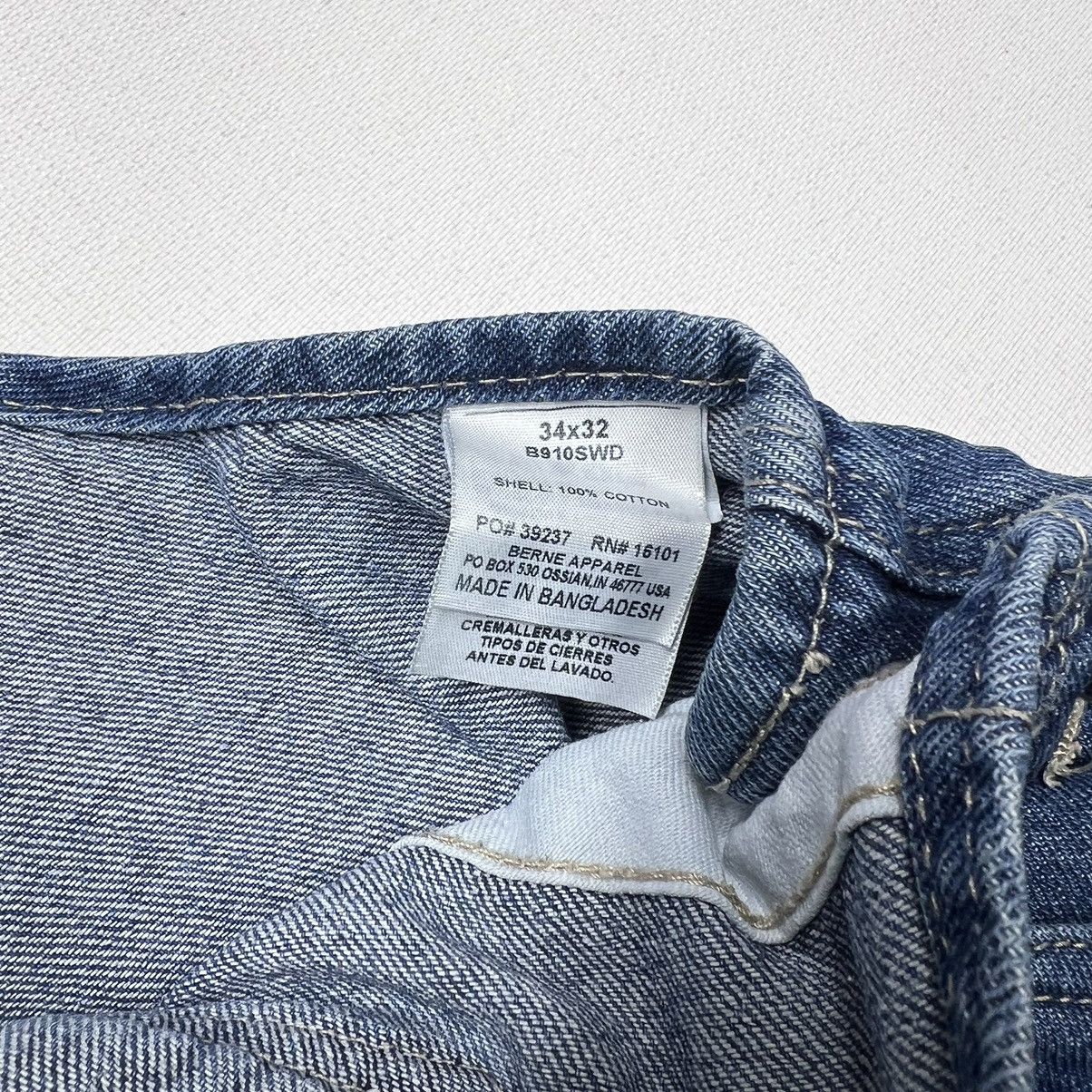 Other Berne Overalls Blue Denim Carpenter Bib Workwear Pocket Size US 34 / EU 50 - 11 Thumbnail