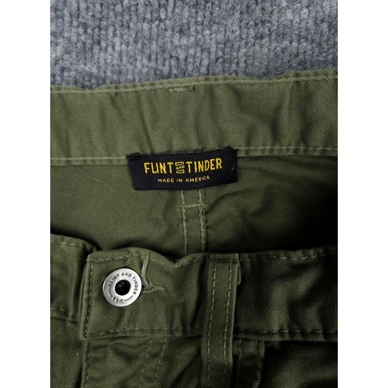 Flint And Tinder Flint And Tinder Pants Mens 30x31 Green Slim Fit 5 Pocket 365 Pant Jeans Straight Leg 30 31 Regular Mens Size US 30 / EU 46 - 3 Thumbnail