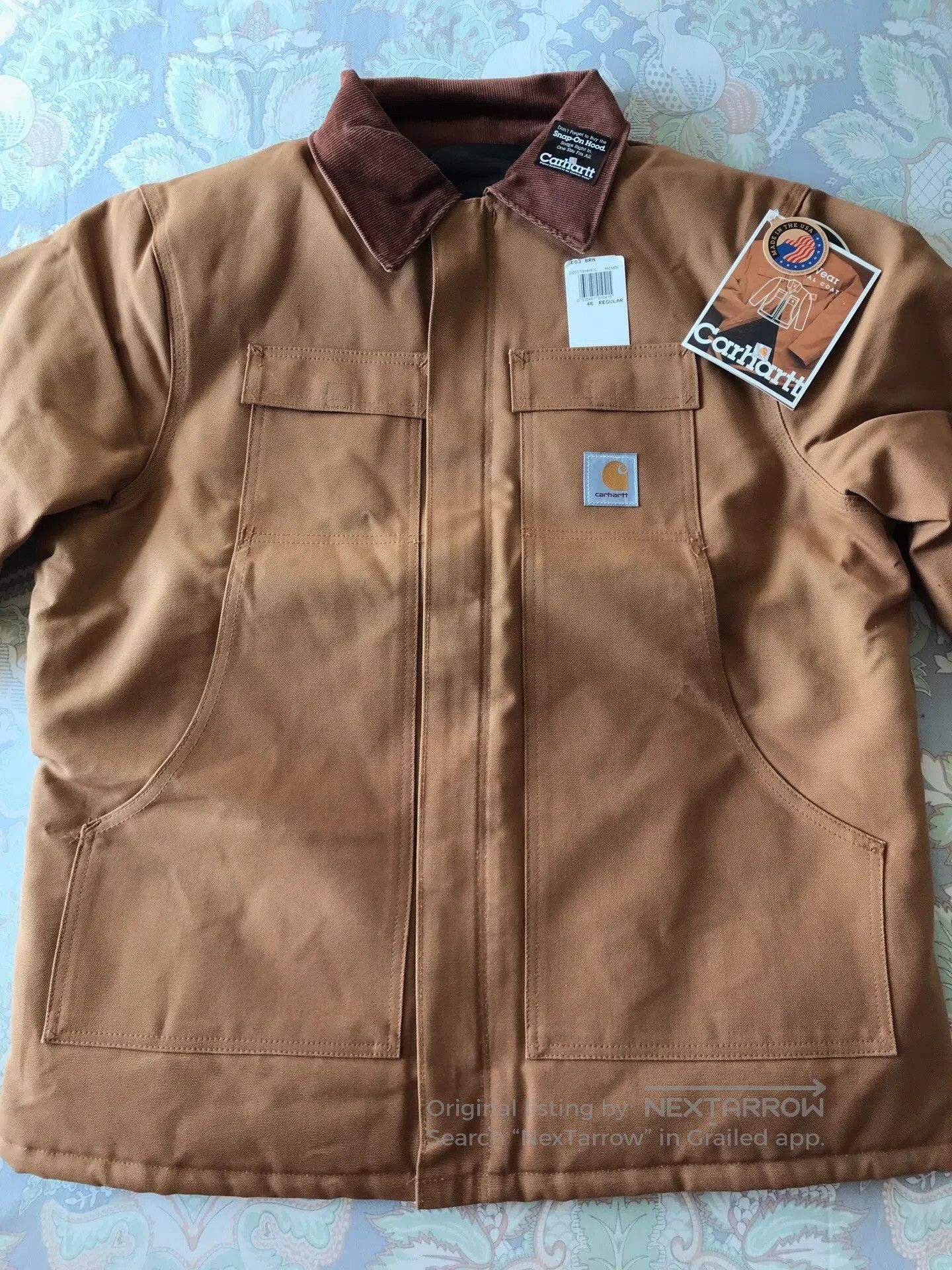 Carhartt Carhartt C03 Brown Canvas Jacket. Size US S / EU 44-46 / 1 - 4 Thumbnail