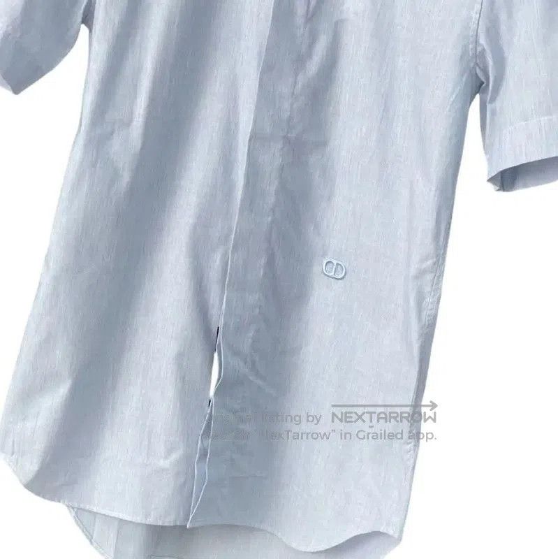 Other Dior Summer White Cotton Short Sleeve Shirt . Size US S / EU 44-46 / 1 - 5 Thumbnail