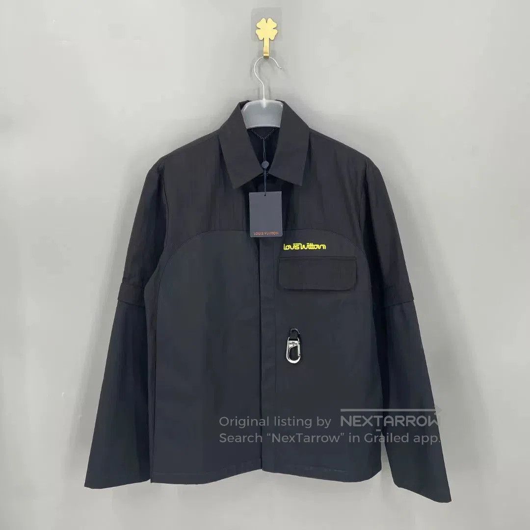 Louis Vuitton Louis Vuitton Black Detachable Sleeve Jacket. Size US L / EU 52-54 / 3 - 1 Thumbnail