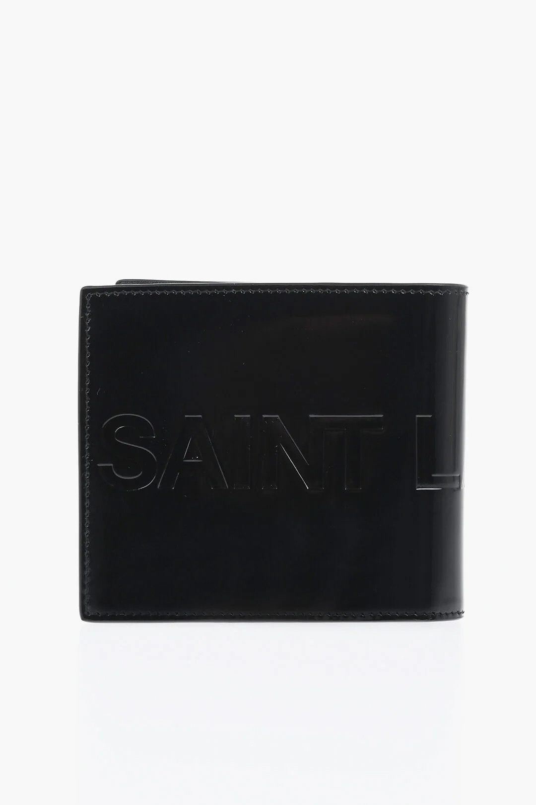 Saint Laurent Paris og1mm0426 Size: OS / Brushed Leather Bifold Wallet in Black Size ONE SIZE - 2 Thumbnail