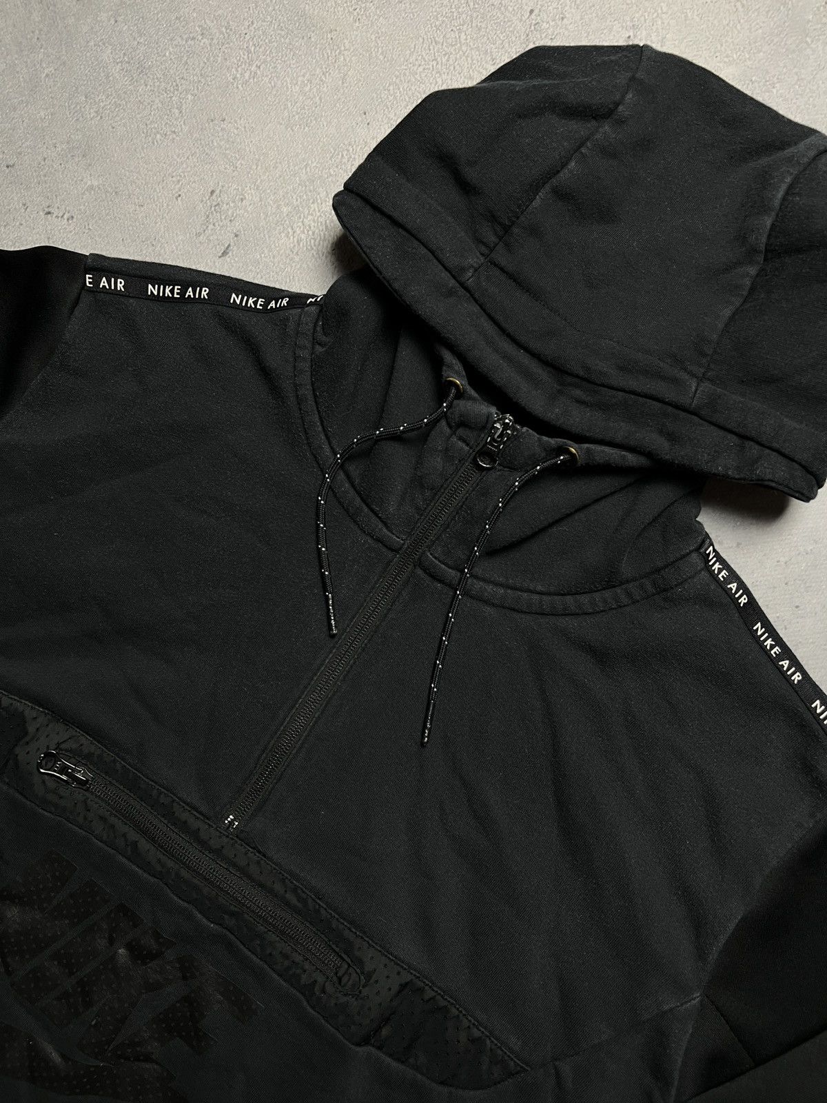 Nike Nike Vintage Half-Zip Anorak Hoodie center logo Travis Style Size US XL / EU 56 / 4 - 6 Thumbnail