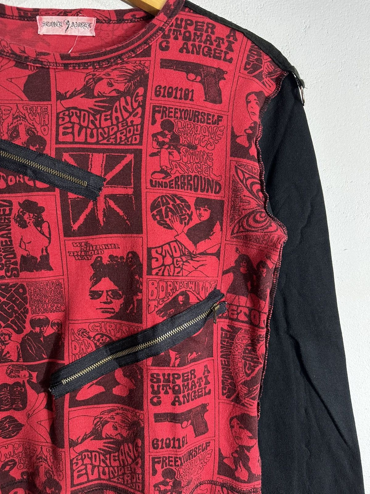 Hysteric Glamour STONE ANGEL UNDERGROUND LONG SLEEVE TEE HYSTERIC STYLE Size US M / EU 48-50 / 2 - 5 Thumbnail