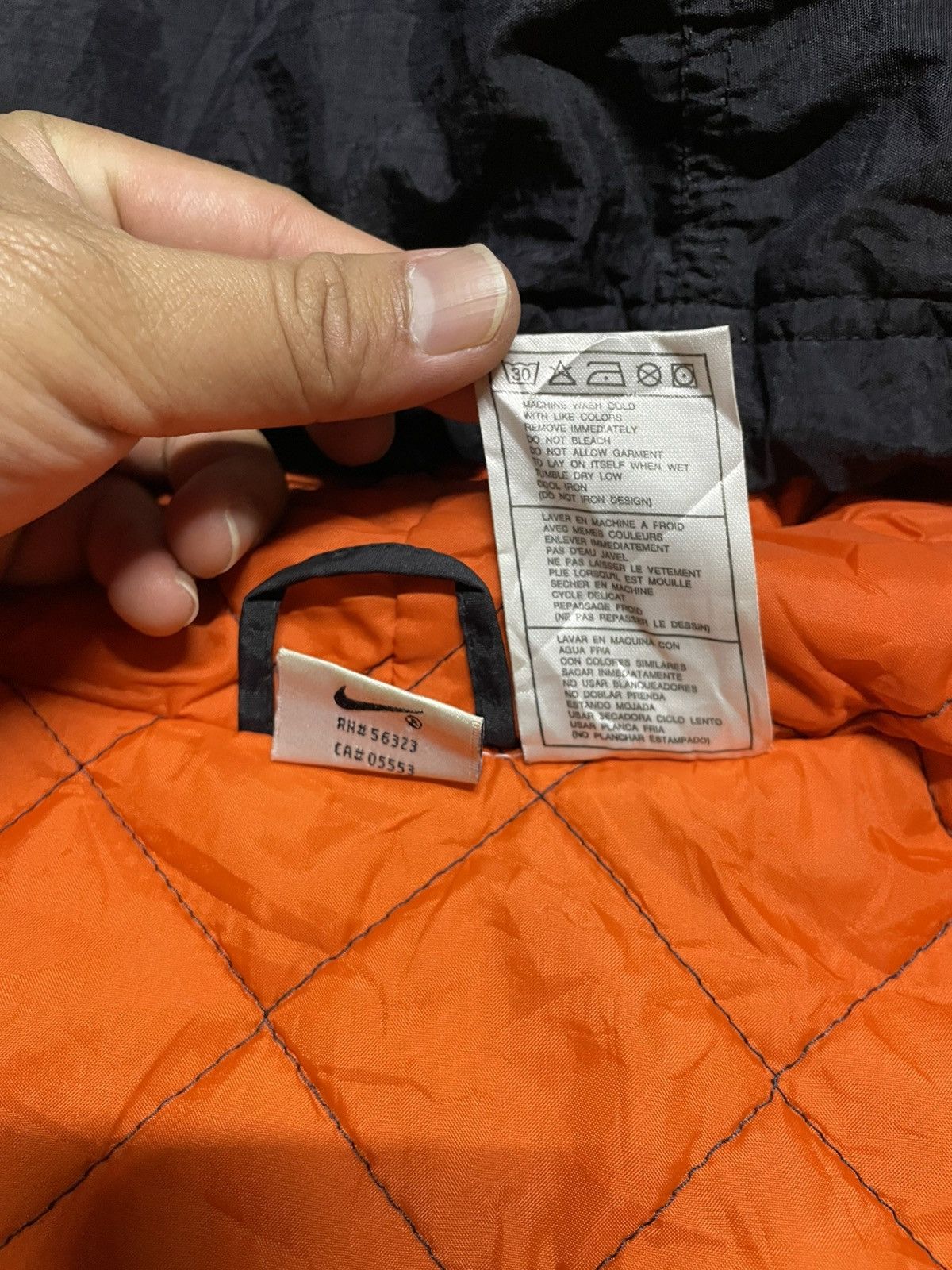 Nike × Vintage Nike Air 90s Hooded Lightweight Winter Swoosh puffer Jacket Size US XL / EU 56 / 4 - 11 Thumbnail