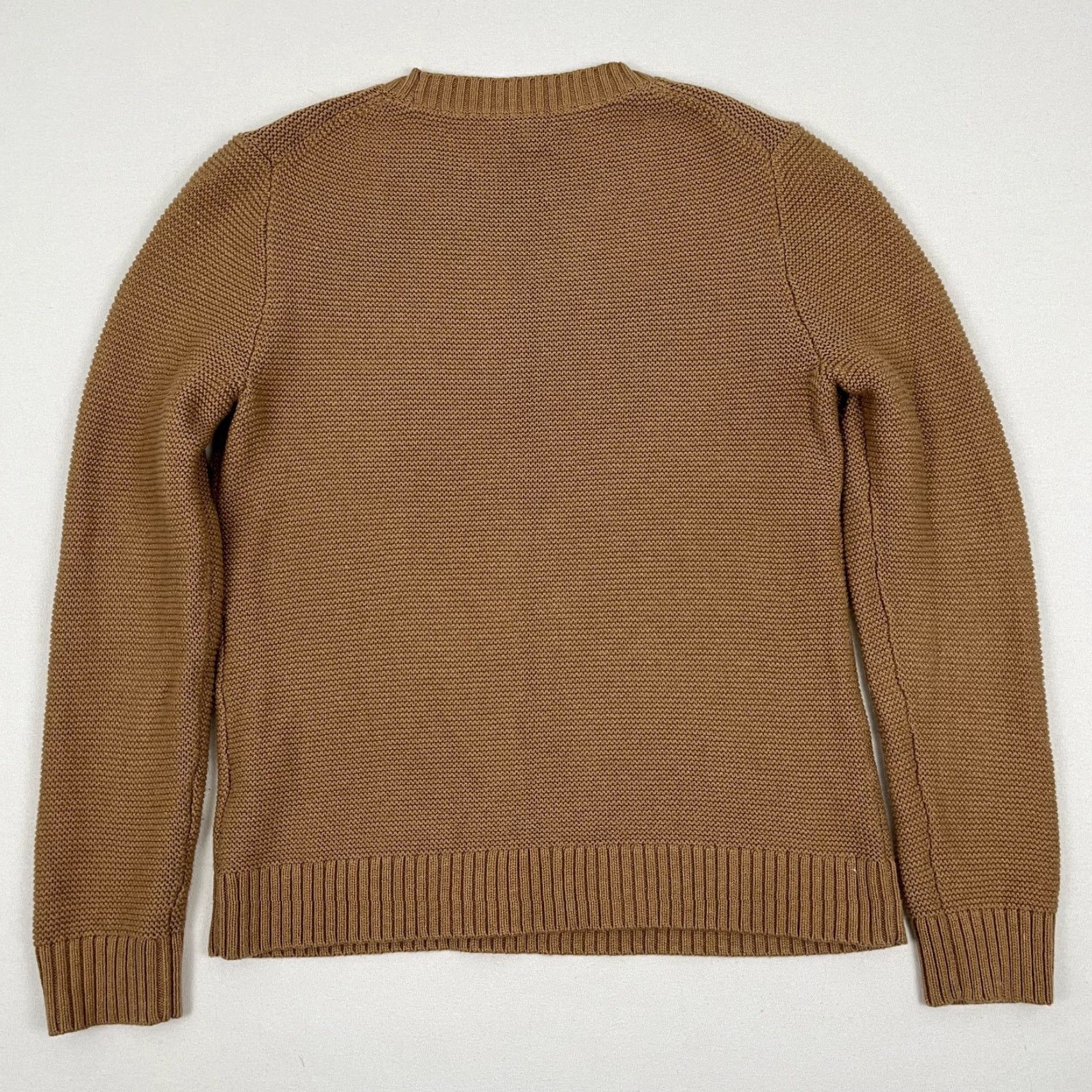 J.Crew J.CREW Sweater Women M Brown Knit Merino Wool Blend Crewneck Pullover Casual Knitwear Crew Neck Size M Brown Women Luxury Pullover 90s Classic Size M / US 6-8 / IT 42-44 - 7 Thumbnail