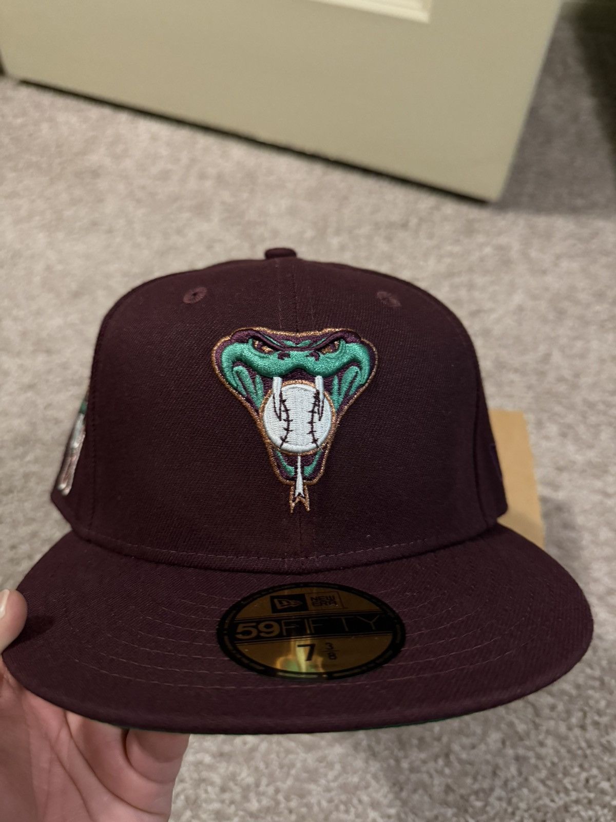 Hat Club 7 3/8 Hat Club Arizona Diamondbacks 1998 Inaugural Season Size ONE SIZE - 2 Thumbnail