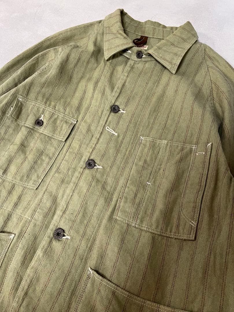 Kapital Kapital Gibson Stripe Cactus Overshirt Size US M / EU 48-50 / 2 - 13 Thumbnail