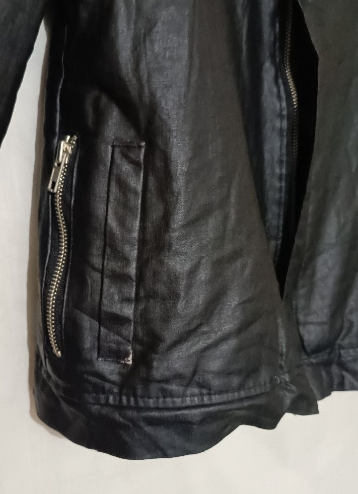 14th Addiction × Isamu Katayama Backlash × Le Grande Bleu (L.G.B.) Shearling Bauhaus Leather Asymmetrical Jacket Size M / US 6-8 / IT 42-44 - 4 Thumbnail
