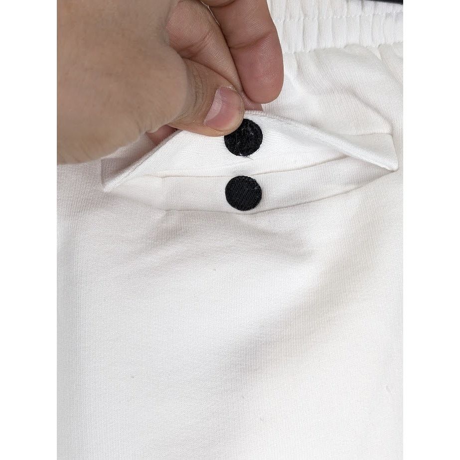 Off-White o1rshd1 Wave Outl Daig Slim Sweatpant & Jogger White/Black Size US 36 / EU 52 - 15 Thumbnail