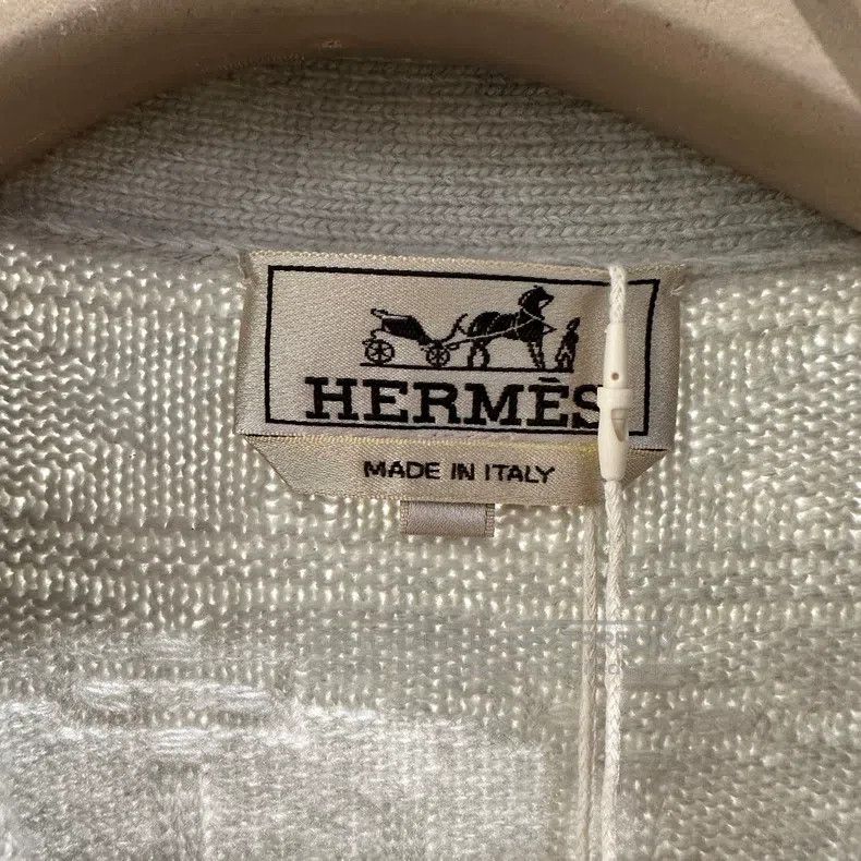 Hermes Hermes One-Sided Embroidered Fair Isle Cashmere Sweater Size M / US 6-8 / IT 42-44 - 3 Thumbnail