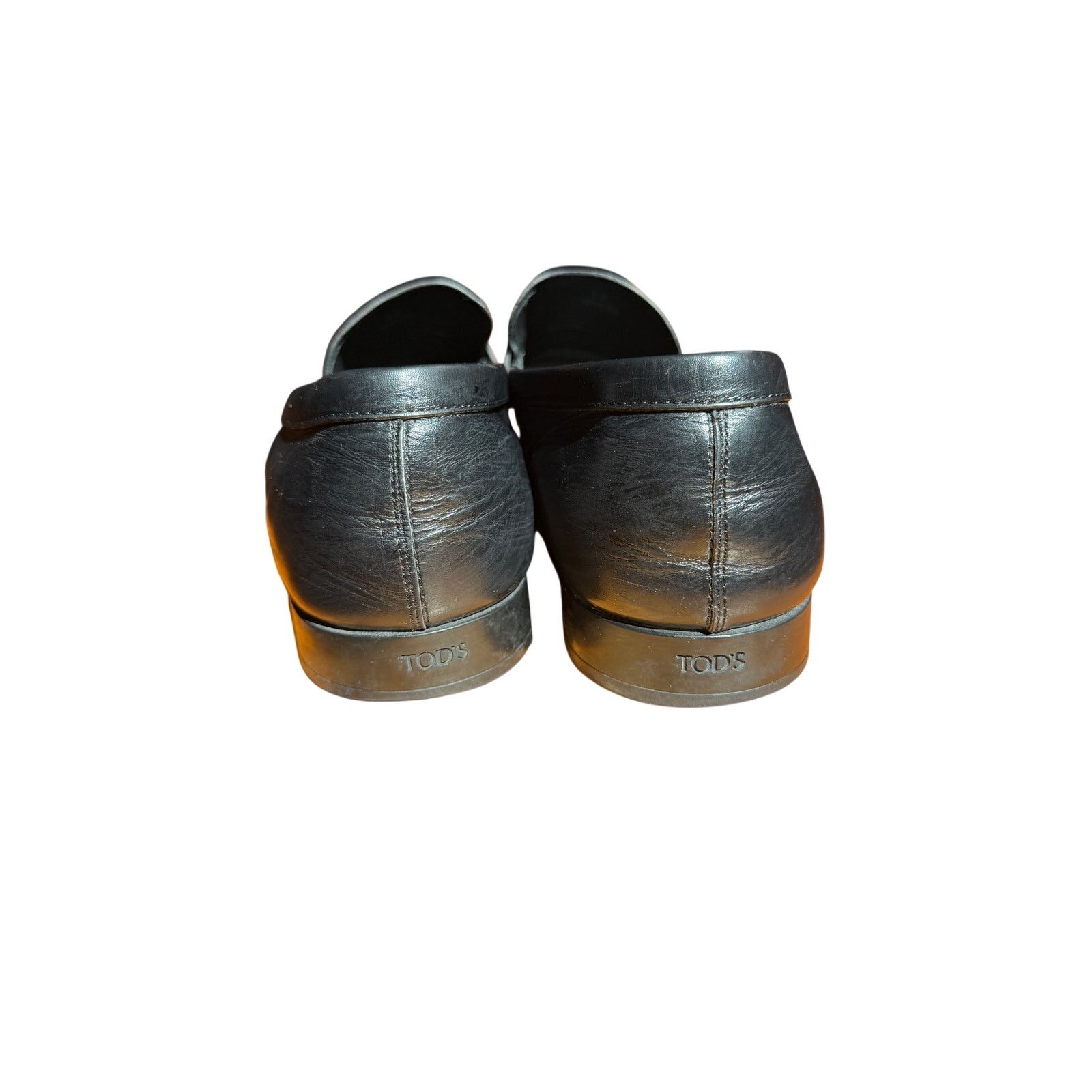 Tod's Tod's Black Leather Loafers Size US 11 / EU 44 - 3 Thumbnail