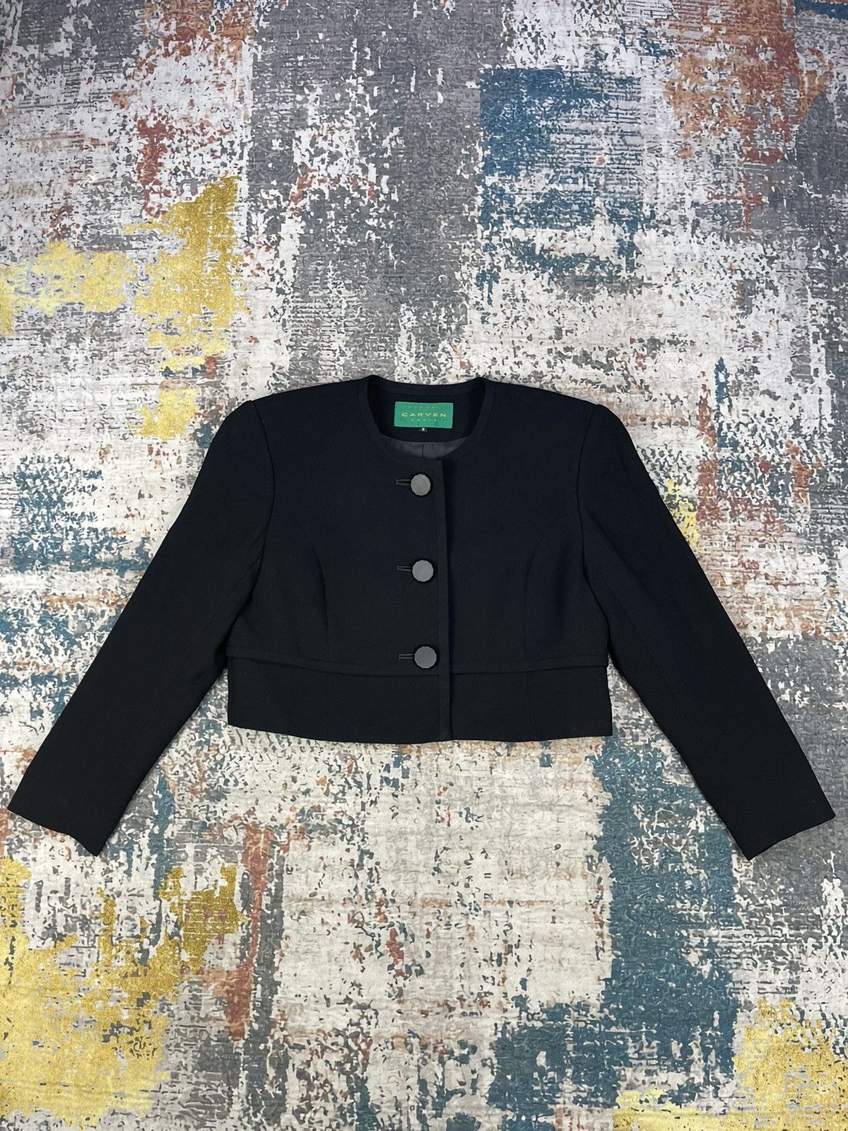 Carven Carven Paris Crop Top Long Sleeve Short Jacket Size M / US 6-8 / IT 42-44 - 1 Thumbnail