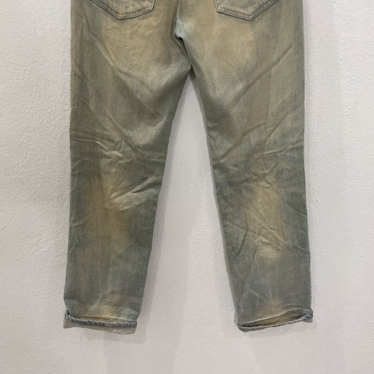 Japanese Brand REDLINE‼️Vintage Silver Flag co Distressed Denim Size US 29 - 11 Thumbnail