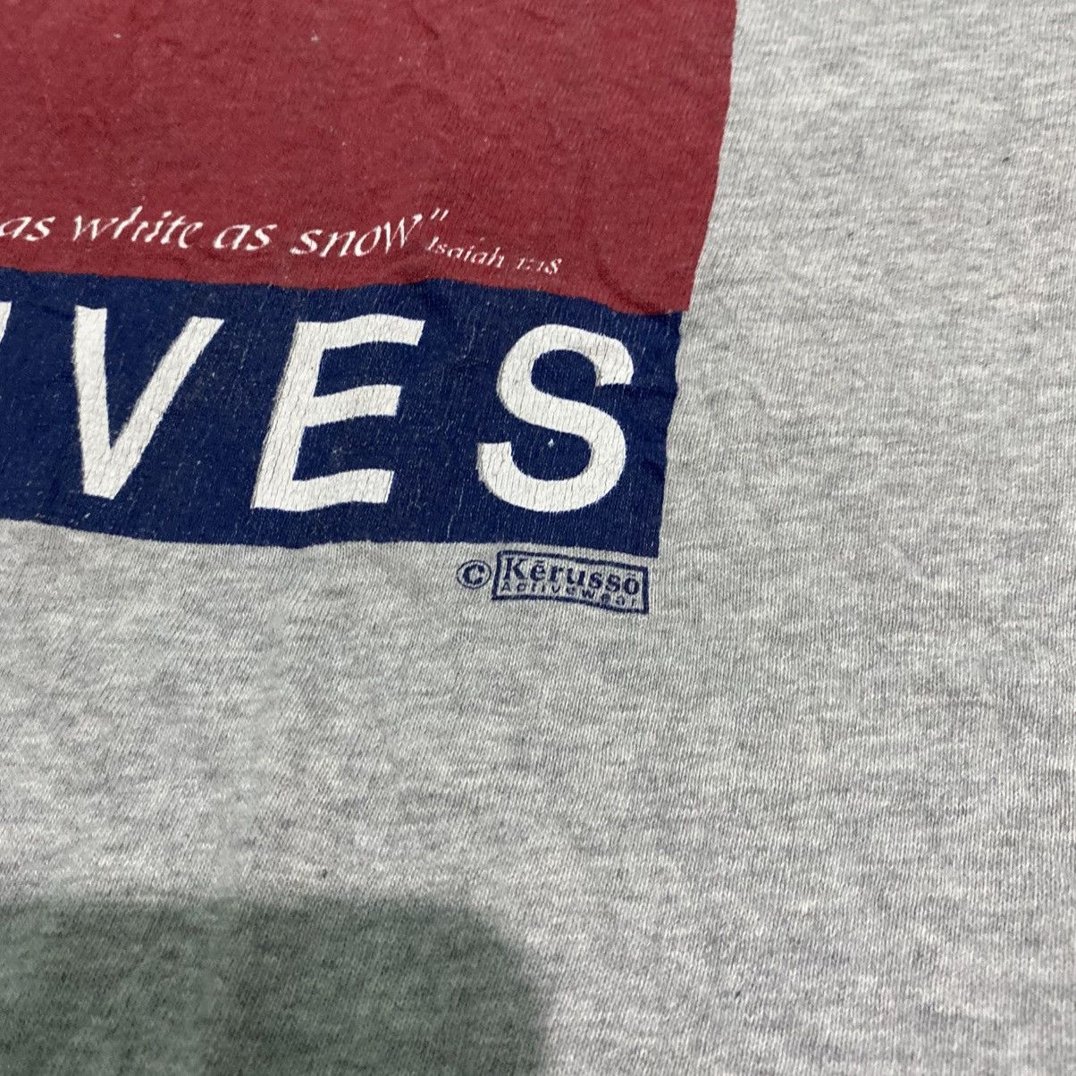 Vintage Vintage Jesus Tee Today He Forgives Tommy Hilfiger logo Size US XL / EU 56 / 4 - 2 Thumbnail